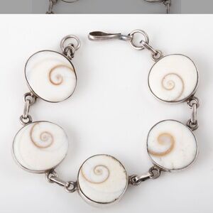The Eye of Shiva- Sterling  Silver Bracelet